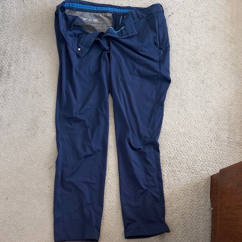 Elegant Men's Deep Blue Dress Pants